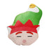 Stuffed Christmas Elf Printed Pillow - Uncommongifts.in